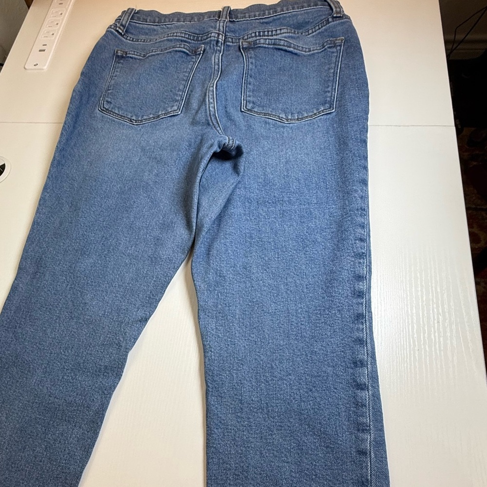 J. Crew Classic Blue Women's Jeans Hi waist size 28. Skinny raw hem. - Picture 2 of 8